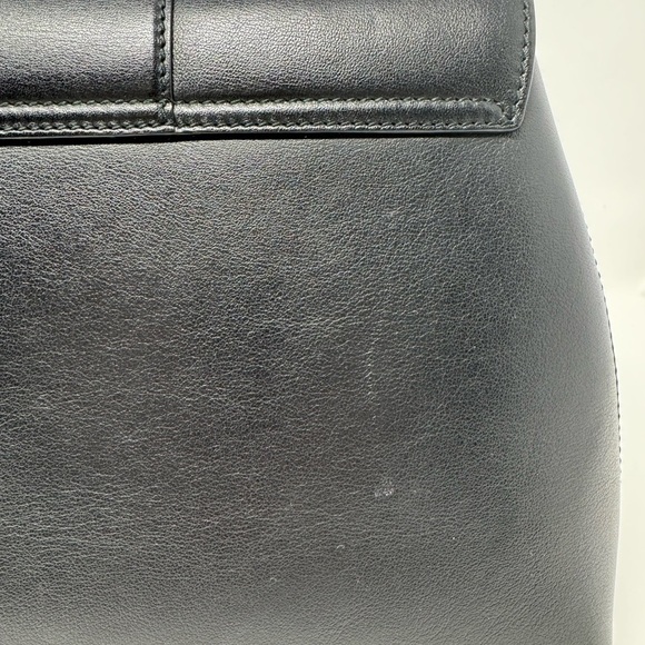 Dolce & Gabbana Lucia Black Leather Satchel – Studded Handle, Crossbody - Picture 5 of 15